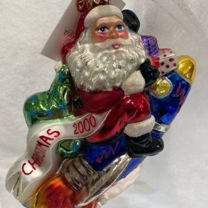 Christopher Radko Millennium Blastoff Christmas Ornament